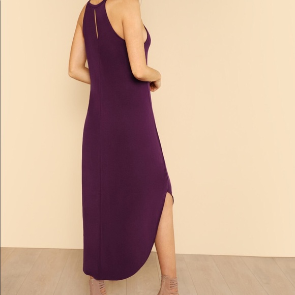 💕🆕hey hole back soft  purple maxi dress 🌟🌟🆕💕 - Picture 5 of 7